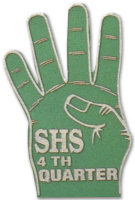 Foam Hands: 16 inch Open 4 Finger Foam Hands